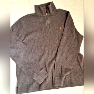Polo By Ralph Lauren Gray Pull Over Sweater Men's Size L